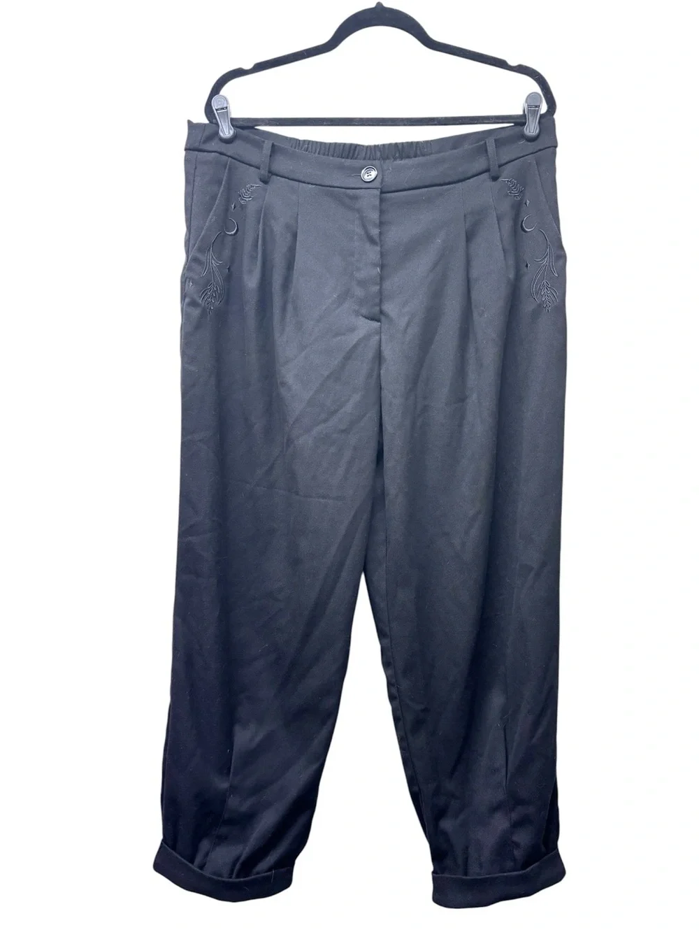 Disturbia Dianne Embroidered Balloon Trousers